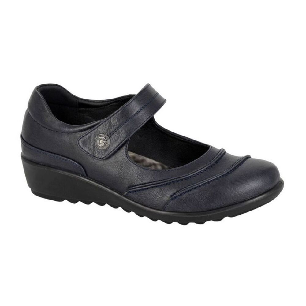 Boulevard Womens/Ladies Mary Janes / Navy